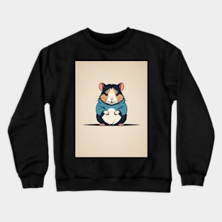 Hamster 1 - Japanese Retro Art Crewneck Sweatshirt